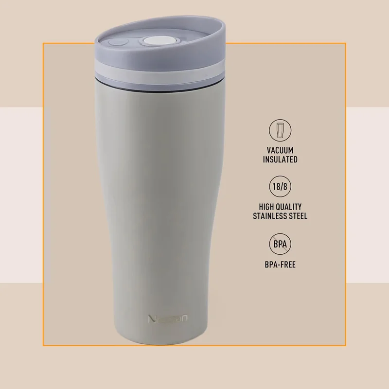 نيسان كوب حافظ للحرارة ستانلس ستيل 360 مل - بيج